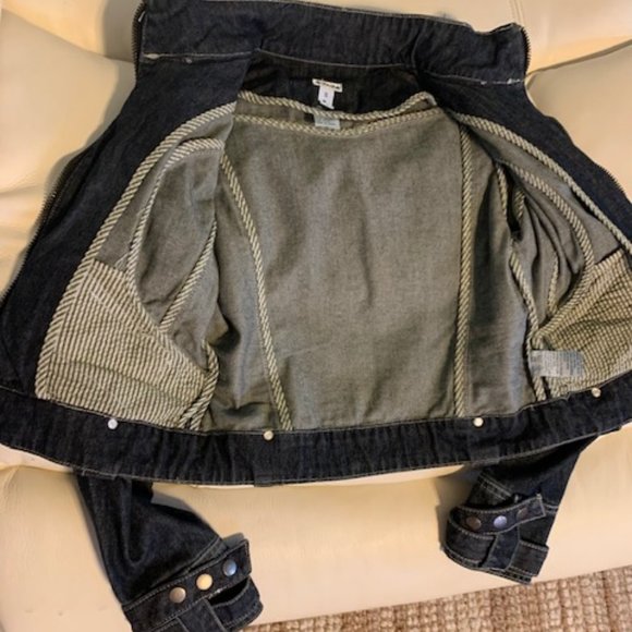 Dollhouse Crop Distressed Jean Jacket - Excellent Condition - Picture 5 of 10